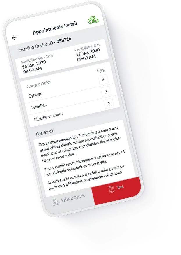 Mobile App Screen 1