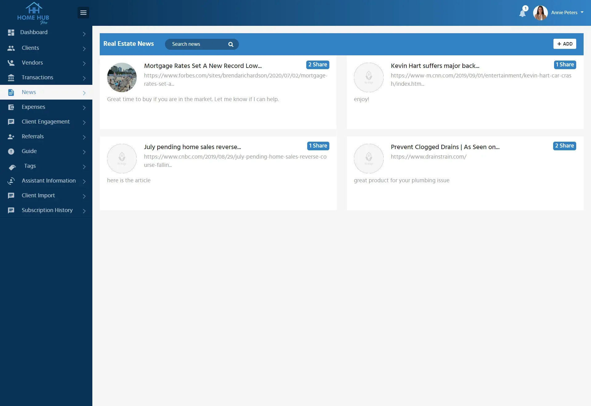 Web snapshot slide