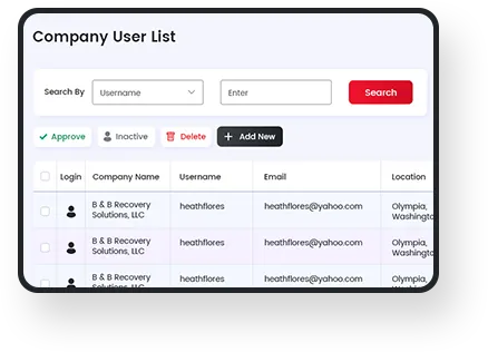 Admin panel feature icon