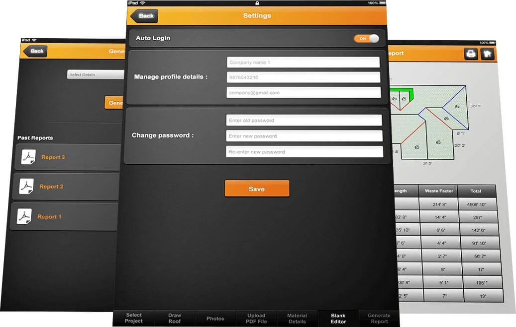Manage Projects and User Profiles