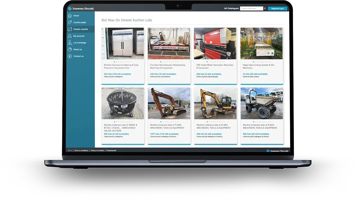 Sweeney Kincaid Auction Platform