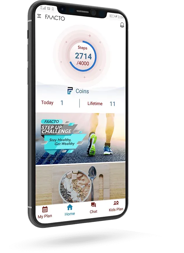 Faacto a Diet and Workout Plan App Developed by Hidden Brains