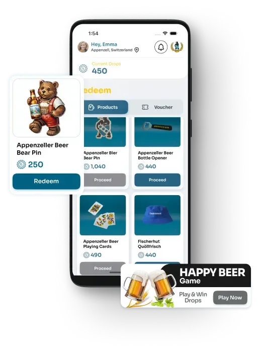 DROPS App Mockup