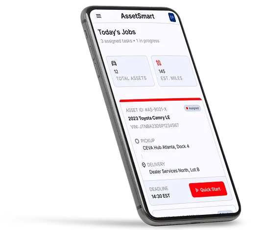 AssetSmart Mobile App Mockup